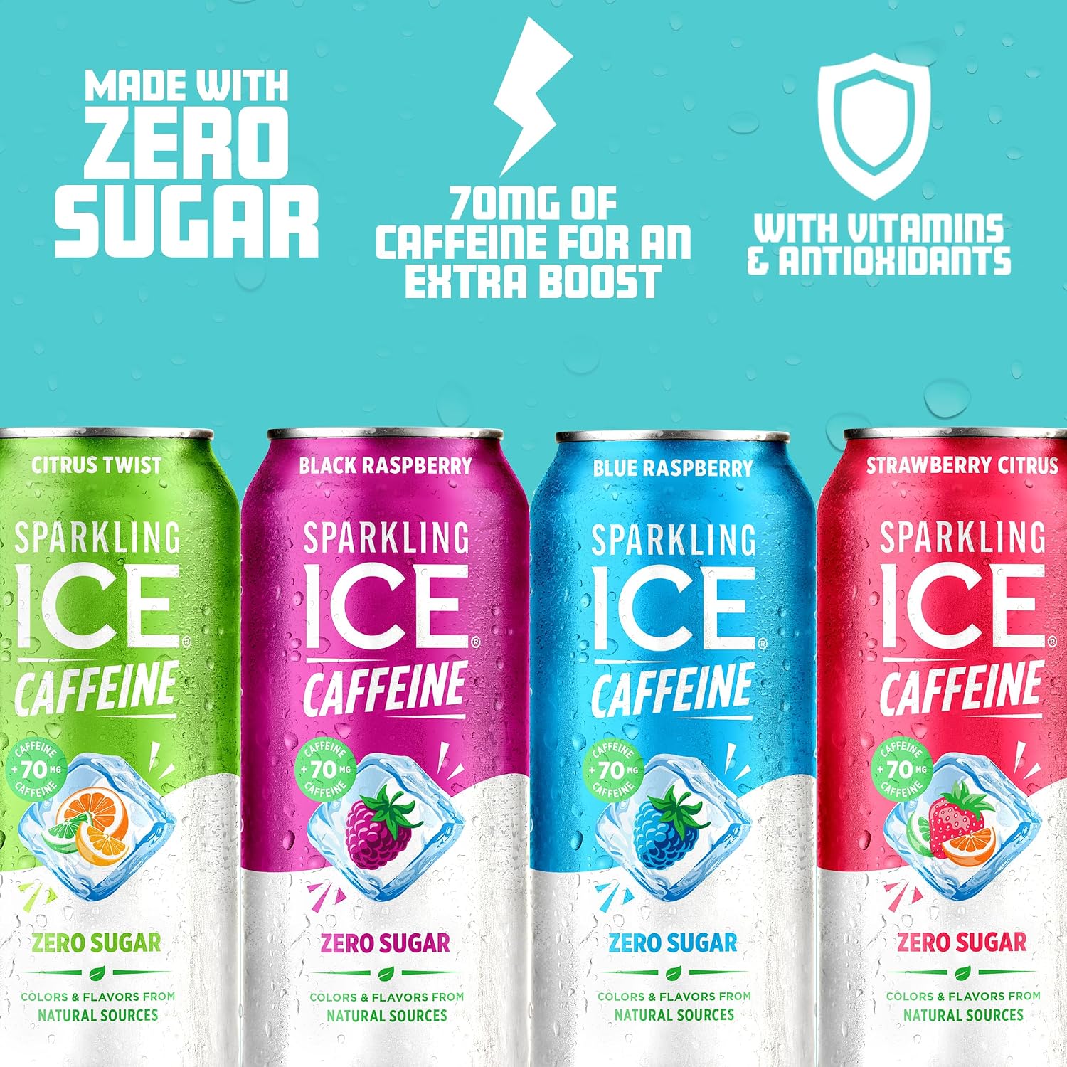 Sparkling ICE - Brandclub - Sparkling Ice Caffeine Variety Pack